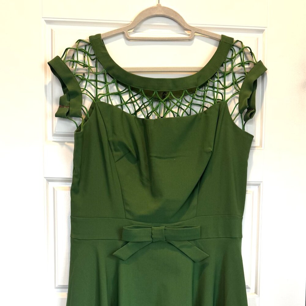 Tatyana Alika Retro Green Pinup Dress